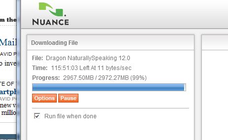 I waited around for about half an hour, and there was no change. I found in the past that fiddling with a hung download can sometimes get it running again.