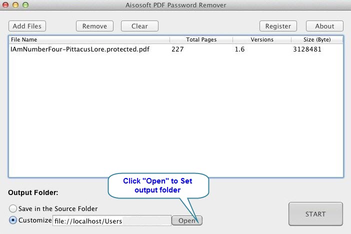How to Remove Password PDF files for Mac