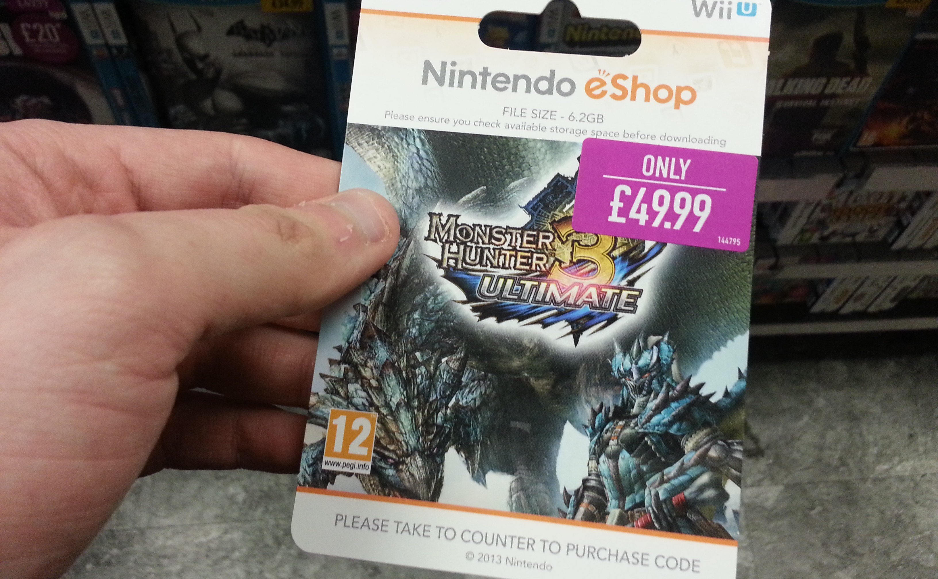 UK video game retailer GAME has announced an exclusive partnership with Nintendo which allows it to sell software via eShop codes in-store and online.