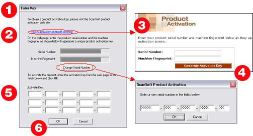 Click on the "Activate Manually" button to open the "Enter Key" dialog box.